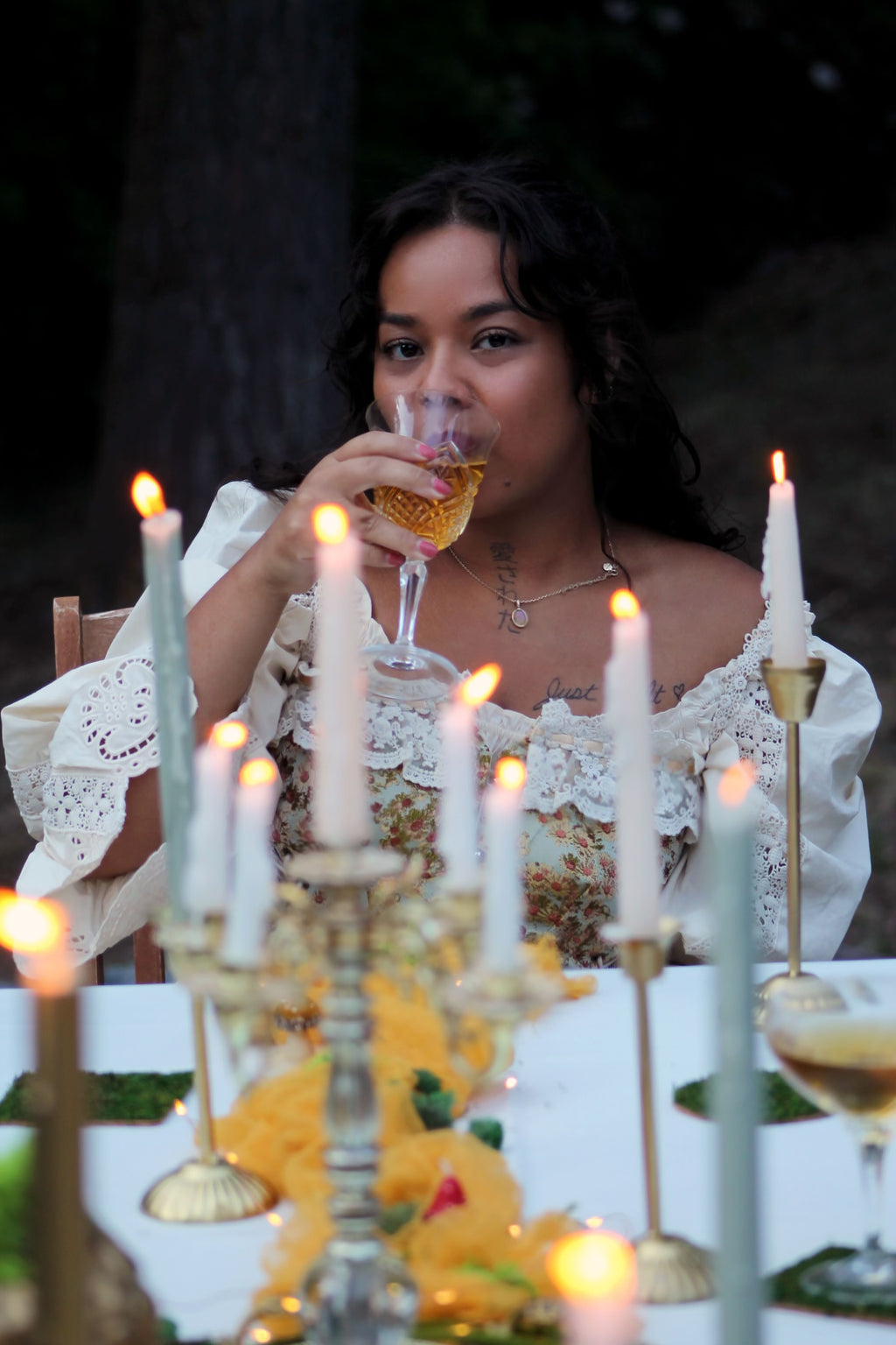 Icy tinsel Scrunchie