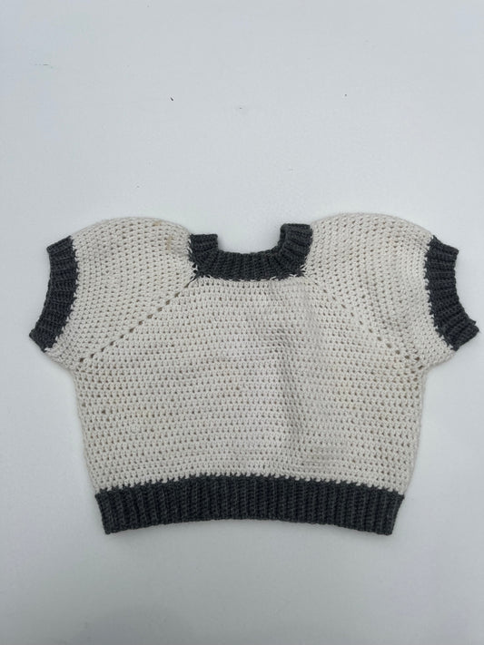 Classic Contrast Cropped Top