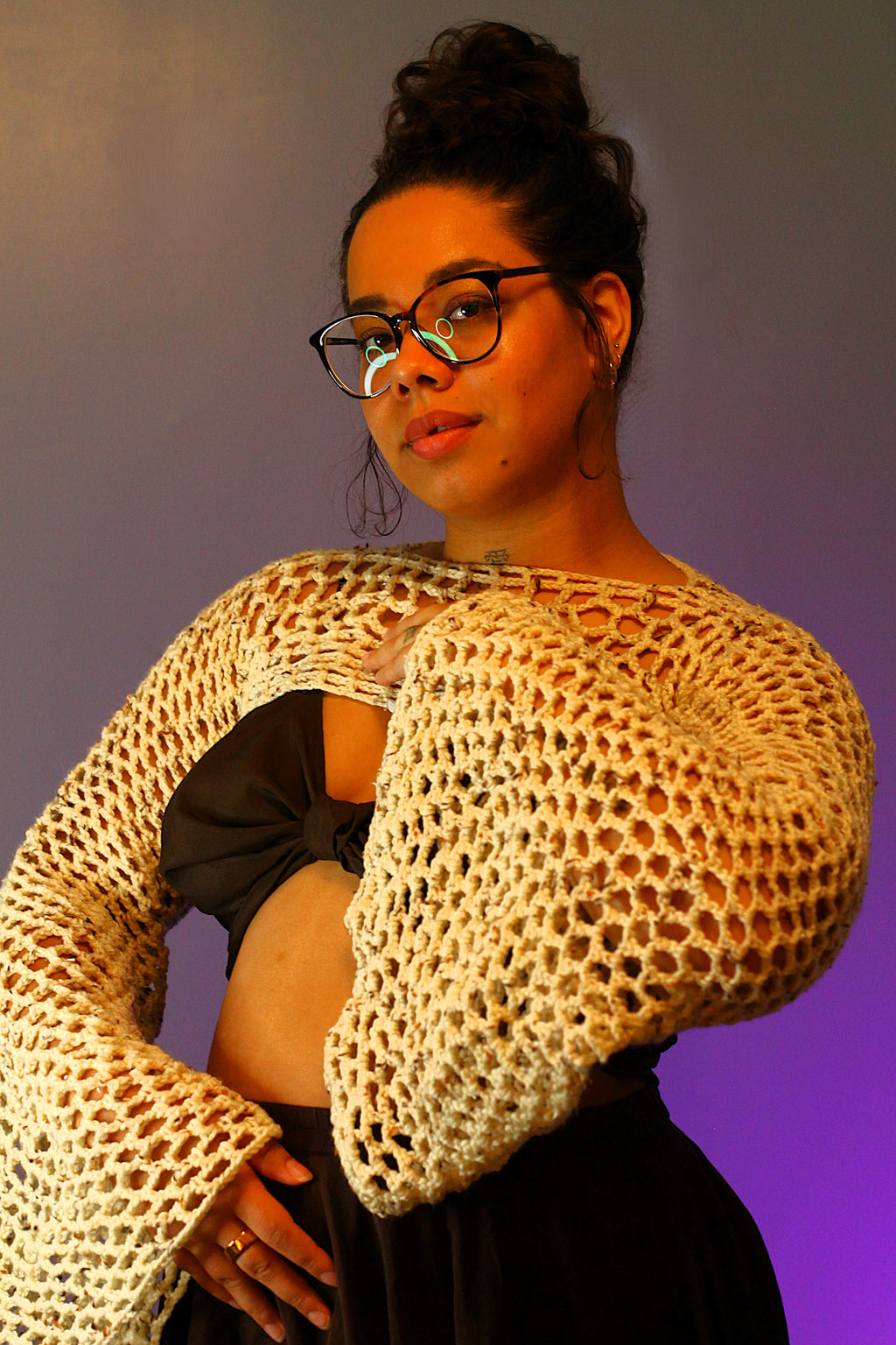 Whimsical Mesh Top