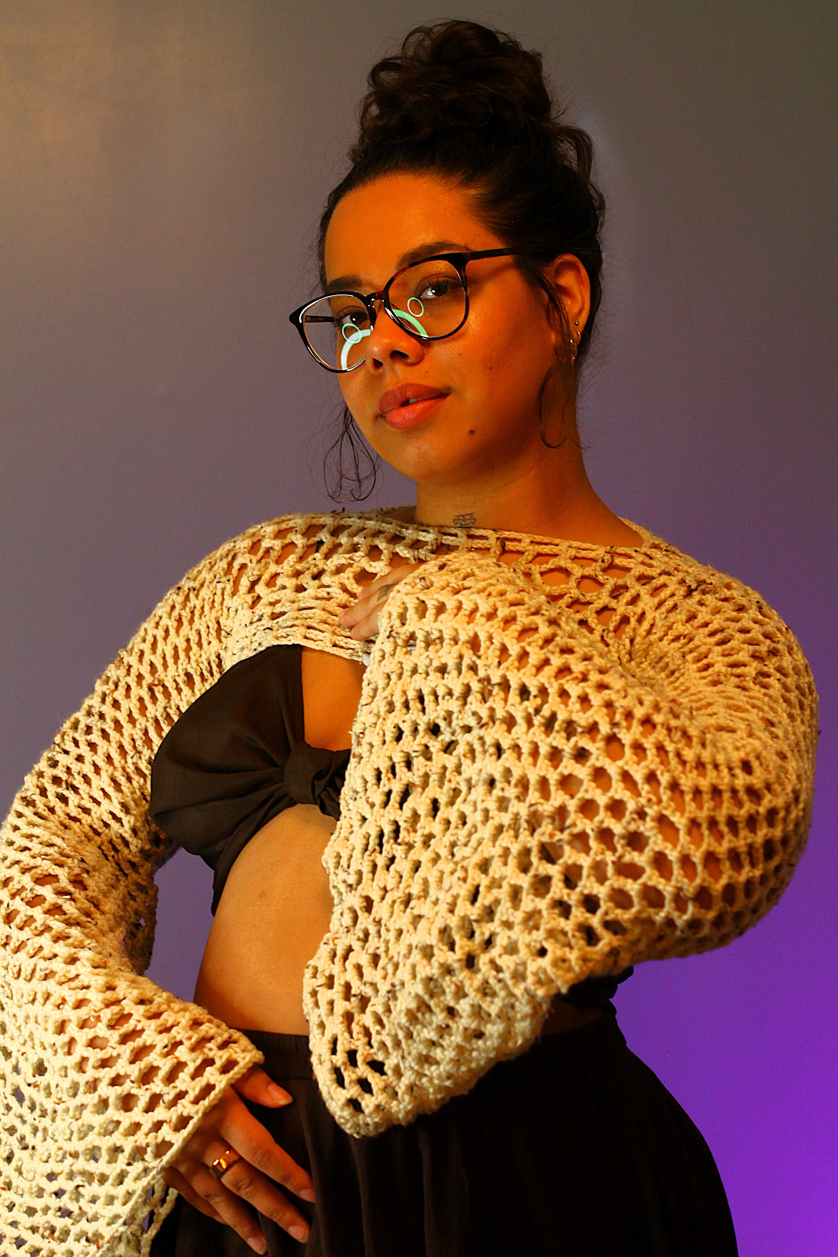 Whimsical Mesh Top